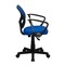Emma and Oliver Mid-Back Mesh Swivel Task Office Chair with Curved Square Back and Arms